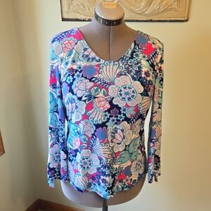 Talbots NWOT Large Petite Sun Protection Shirt UPF